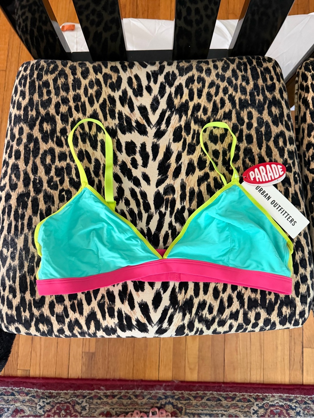 NWT Parade Colorful Neon Bralette Urban Outfitters